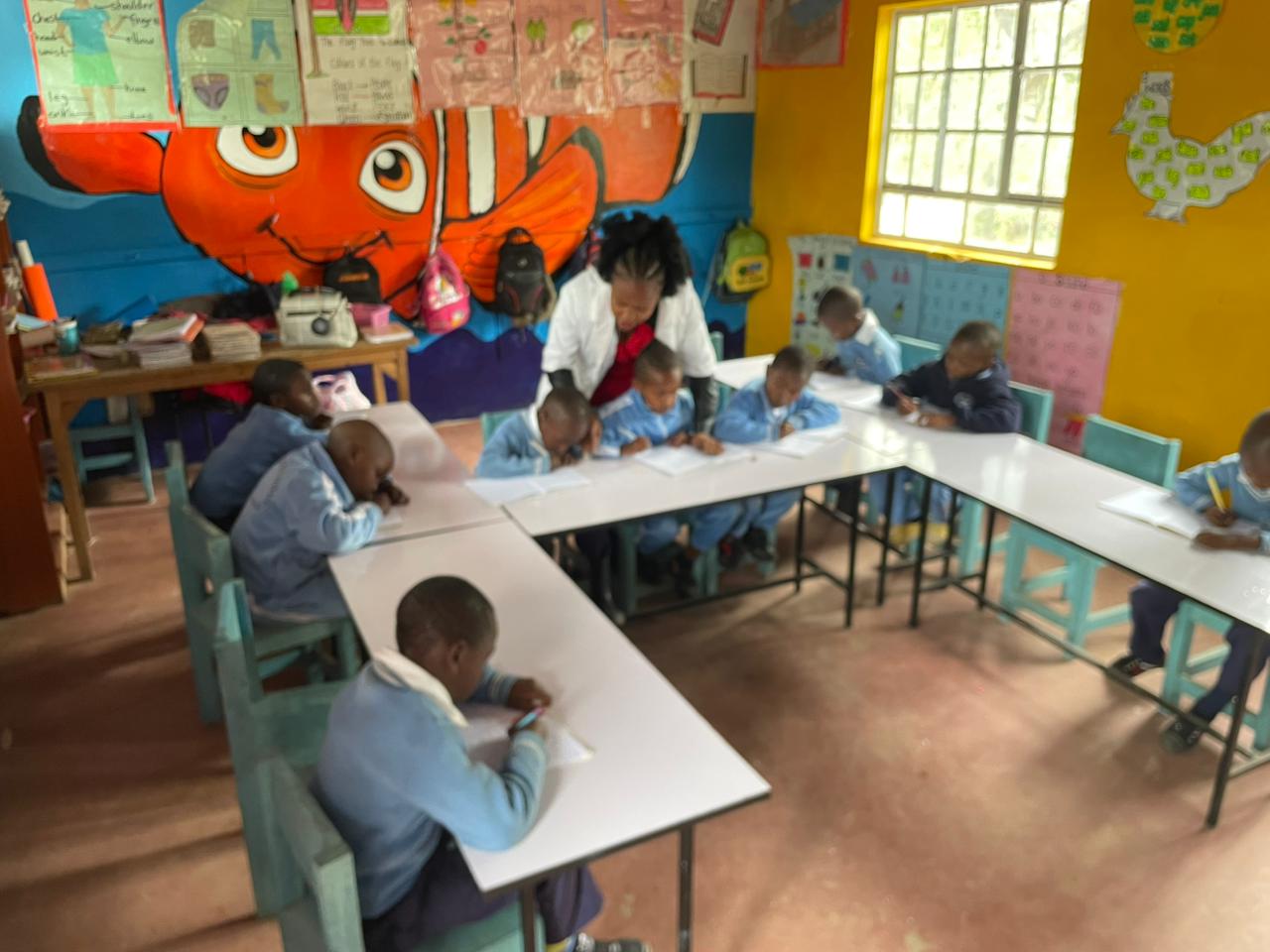 A class session in progress